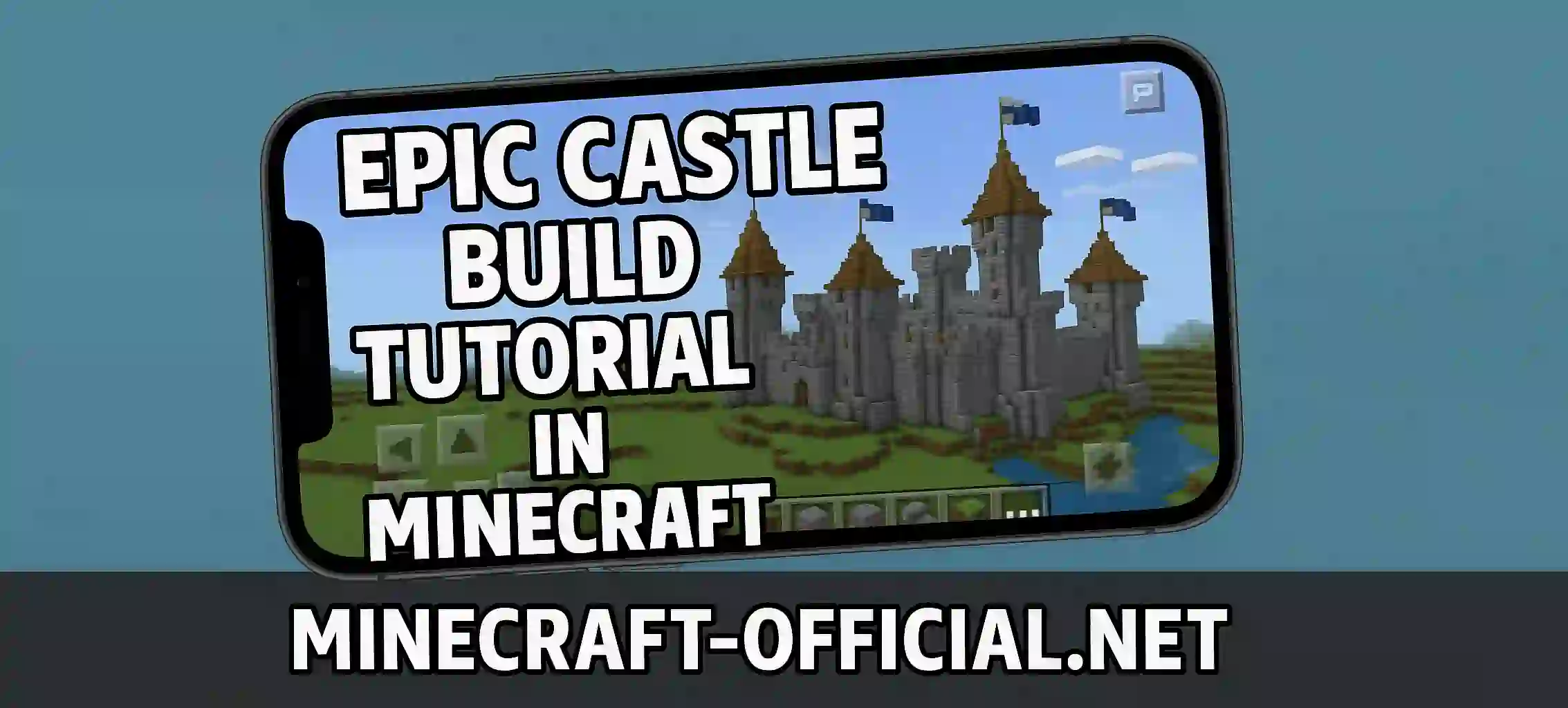 Epic Castle Build Tutorial in Minecraft